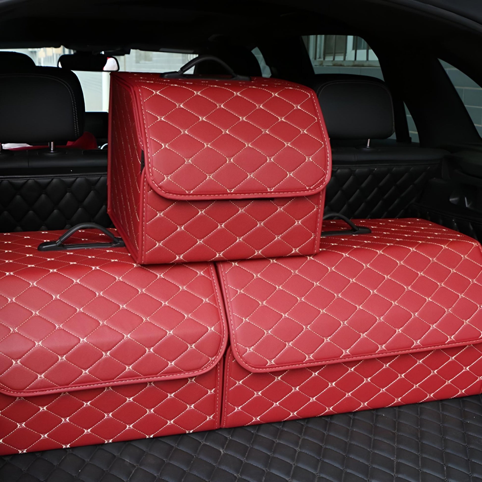 Auto-Fußmatten, Kofferraum-Aufbewahrungsboxen, Autositz-Organizer