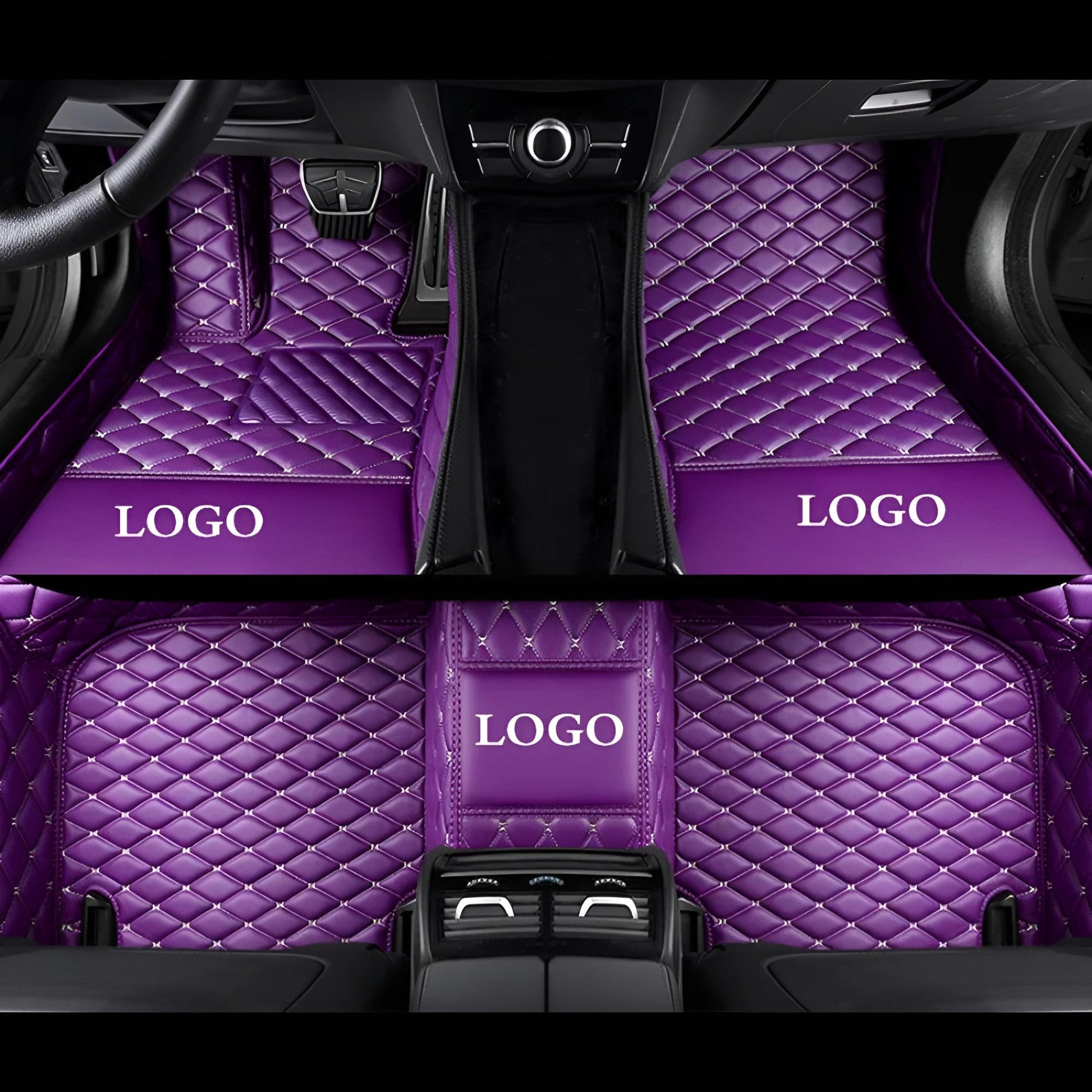 Volkswagen Kompatible Maßgefertigte LOGO Auto Fußmatten