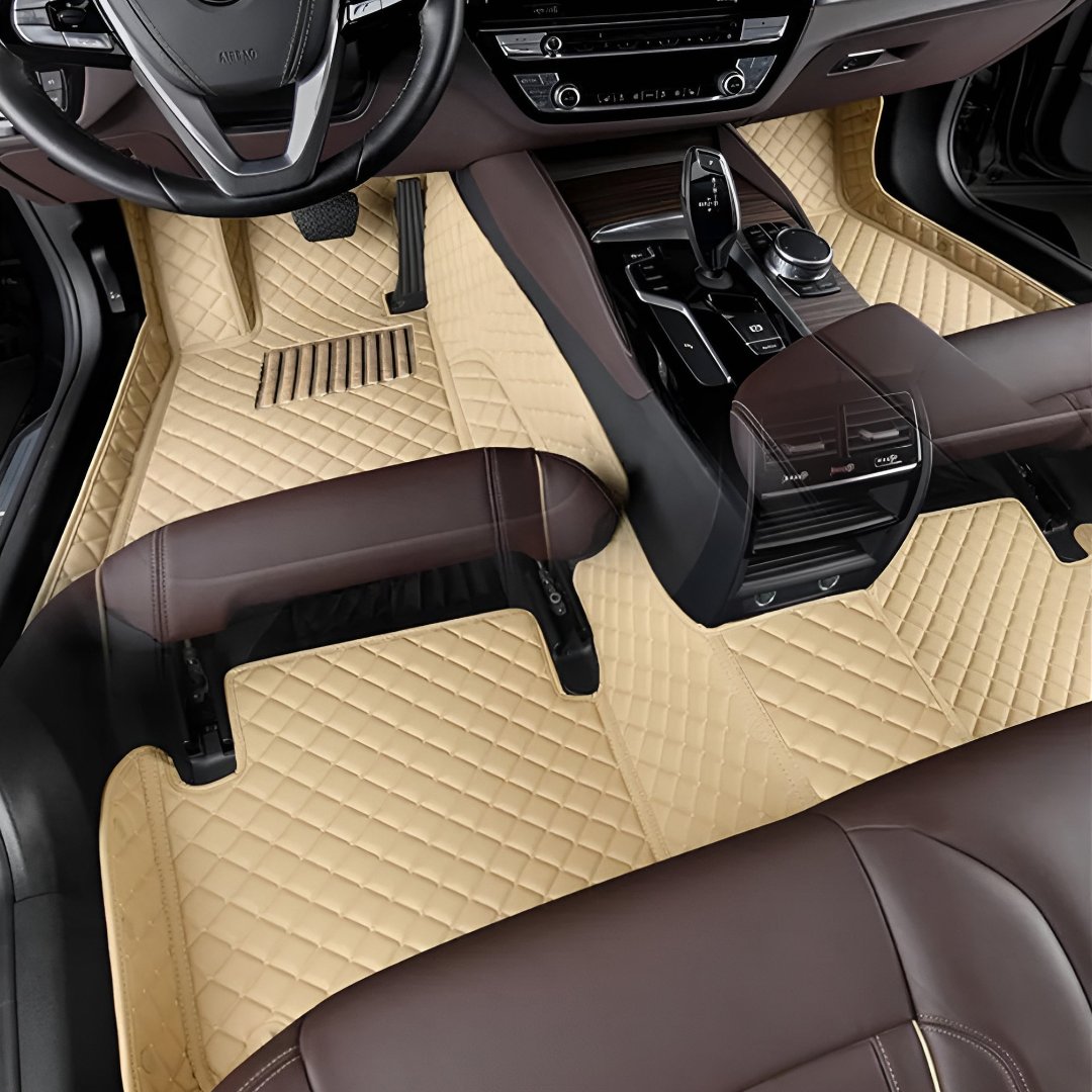 Auto Fußmatten massgefertigt für Volvo Beige von Diamondscar