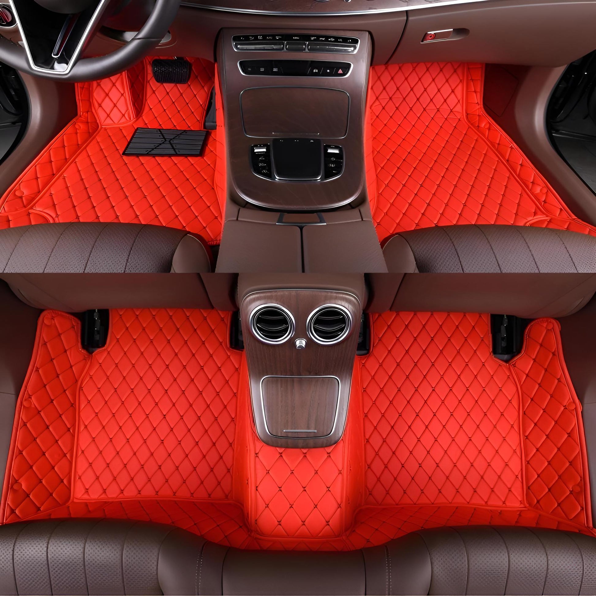 Automatten Luxus-Doppelschicht-Drahtschlaufen-Auto-Fußmatten-Teppiche Den  Innenraum des Für 3er GT 2013–2019 Autotepiche (Farbe : WEINROT) :  : Auto & Motorrad